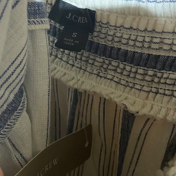 NWT J. Crew Linen Blend Chambray Cover-Up Dress in Stripe Size Small Style AO999 - Picture 7 of 9